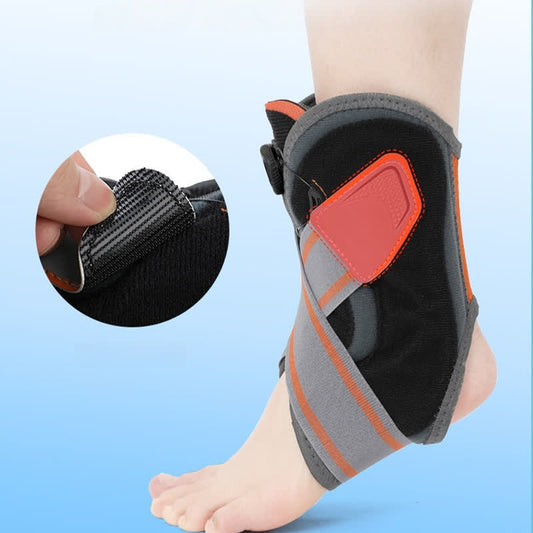 Sport-Knöchelbandage mit verstellbarem Riemen - Schwarz - XL - image 0