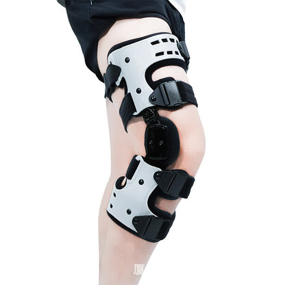 Verstellbare Knierehabilitationsorthese - Weiß - Rechts - image 6