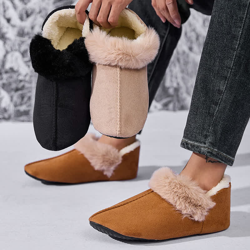 Flauschige, rutschfeste Hausschuhe in Übergröße - image 2