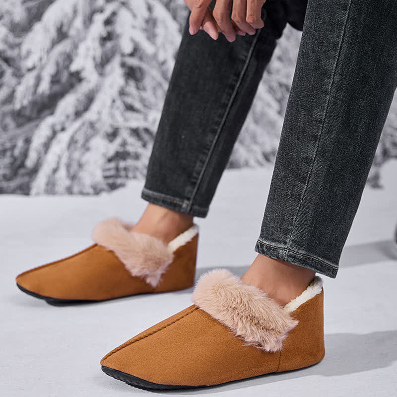 Flauschige, rutschfeste Hausschuhe in Übergröße - image 7