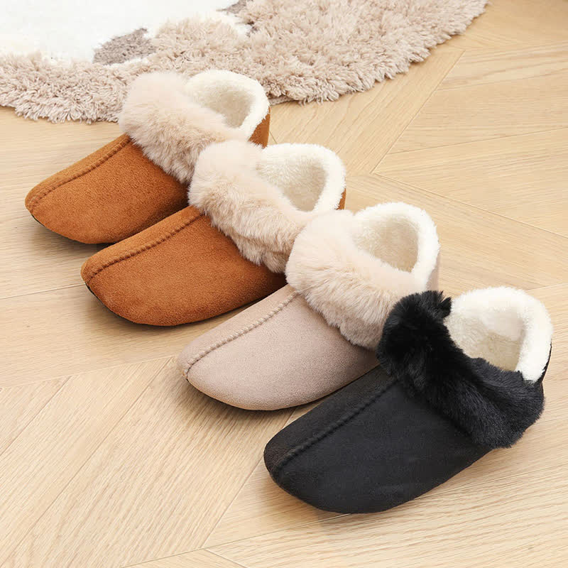 Flauschige, rutschfeste Hausschuhe in Übergröße - image 4