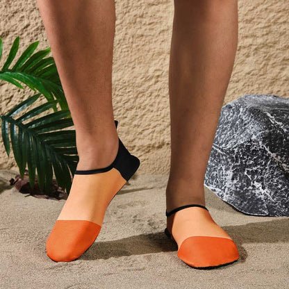 Rutschfeste, atmungsaktive Strandschuhe mit buntem Muster