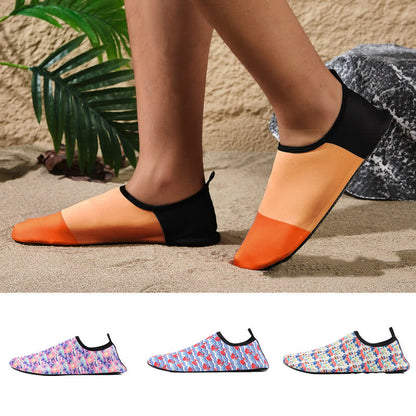 Rutschfeste, atmungsaktive Strandschuhe mit buntem Muster