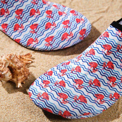 Rutschfeste, atmungsaktive Strandschuhe mit buntem Muster - image 13