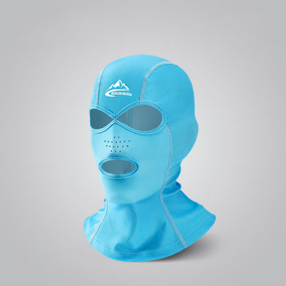 Atmungsaktive Sonnenschutz-Facekini-Maske für den Außenbereich - Blau - Einheitsgröße - image 3