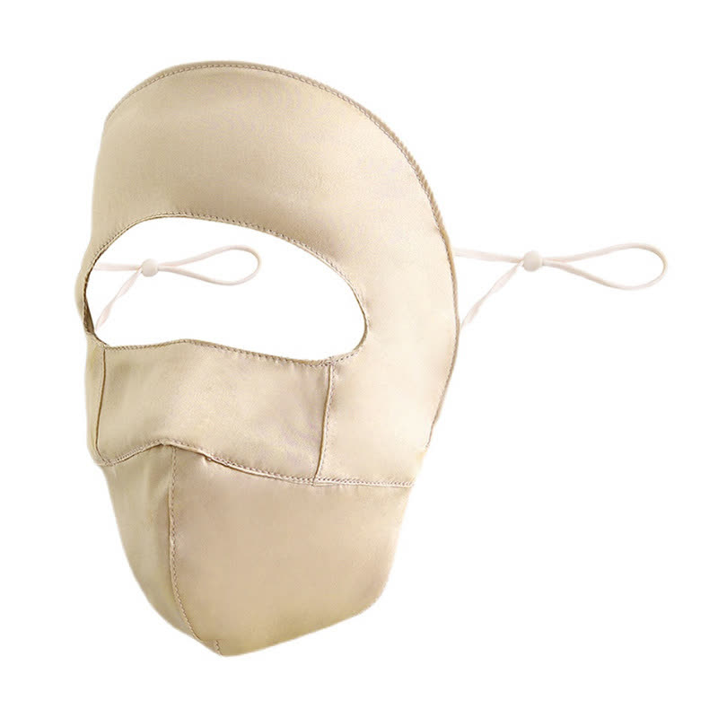 Sonnenschutzmaske aus natürlicher Seide - Sekt - Einheitsgröße - image 3