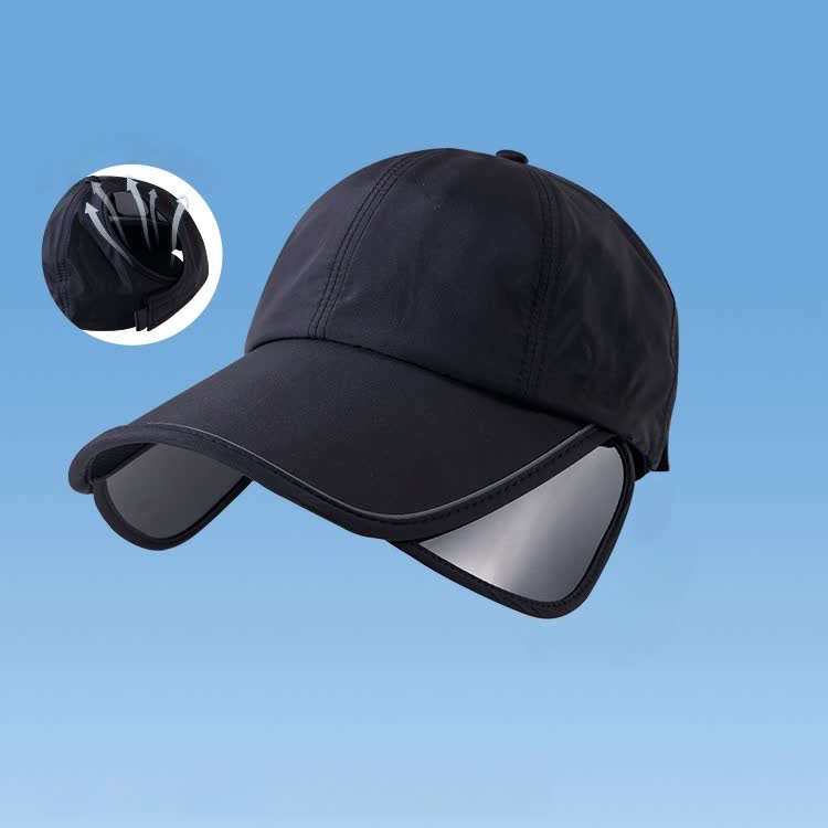 Sonnenschutz-Visierhut für den Außenbereich - Schwarz - Einheitsgröße - image 7