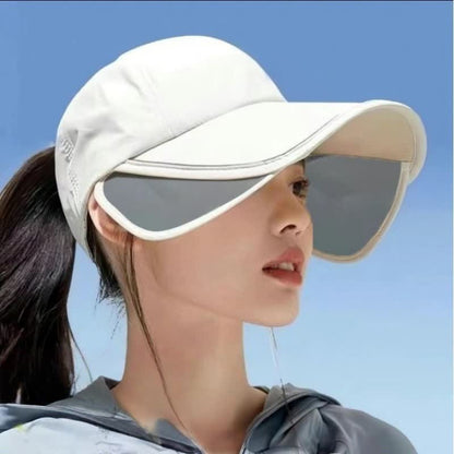 Sonnenschutz-Visierhut für den Außenbereich - Weiß - Einheitsgröße - image 1