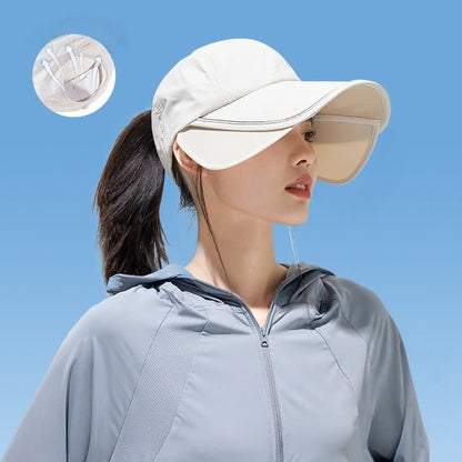 Sonnenschutz-Visierhut für den Außenbereich - Beige - Einheitsgröße - image 2