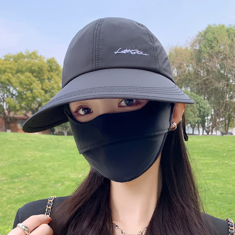 Schnelltrocknender Sonnenhut mit breiter Krempe für Outdoor-Sportarten - image 3