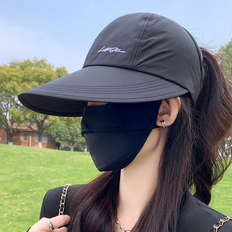 Schnelltrocknender Sonnenhut mit breiter Krempe für Outdoor-Sportarten - image 4