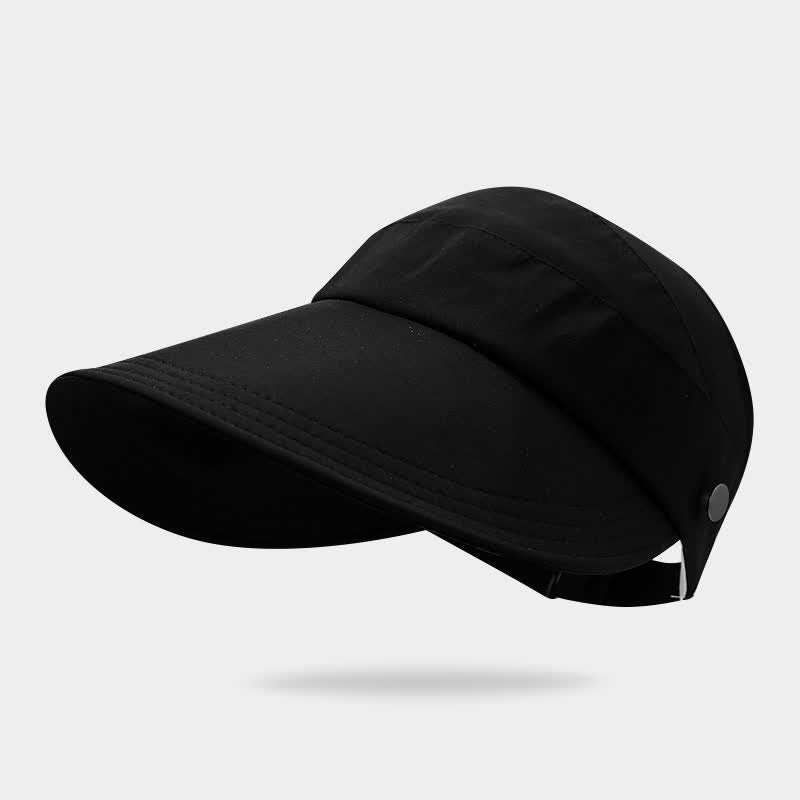 Halboffener Sonnenschutz-Visierhut - Schwarz - Einheitsgröße - image 11
