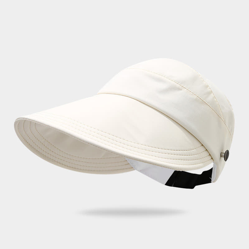 Halboffener Sonnenschutz-Visierhut - Beige - Einheitsgröße - image 10