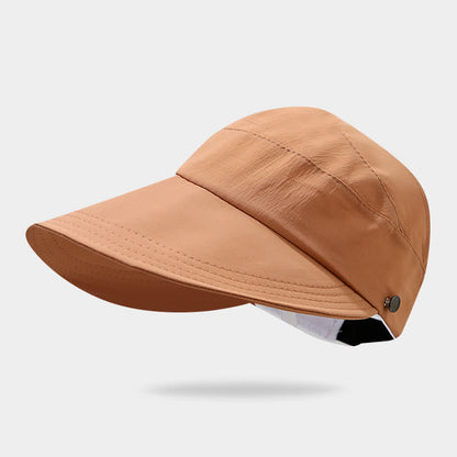 Halboffener Sonnenschutz-Visierhut - Kaffee - Einheitsgröße - image 13