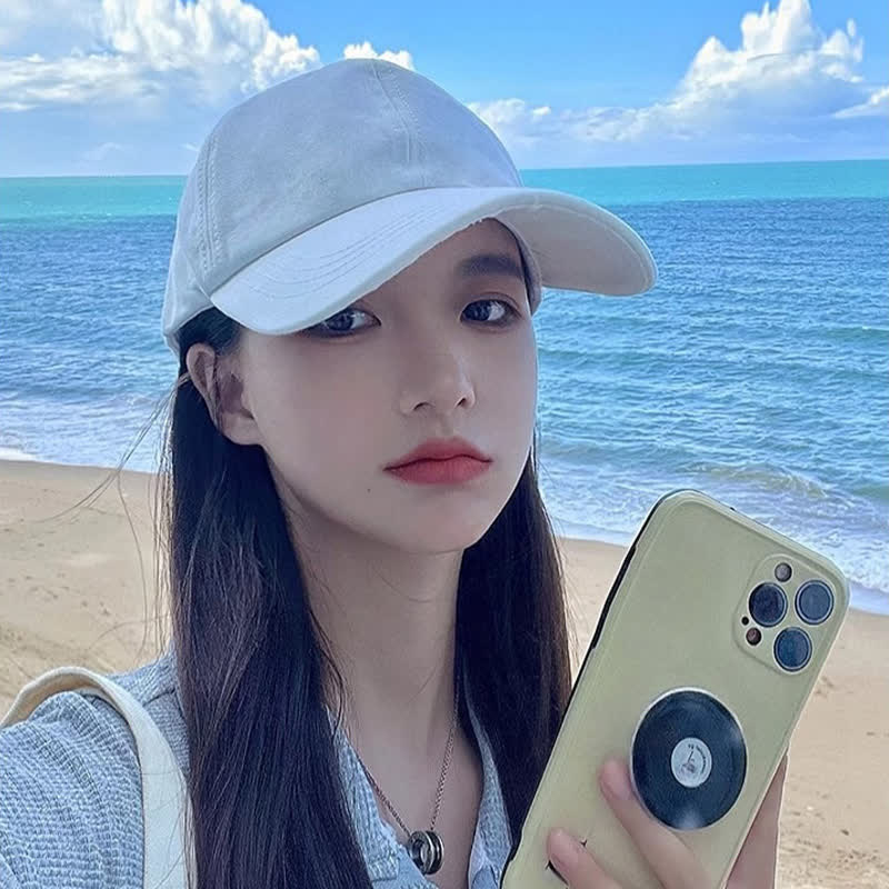 Baseballkappe mit Ponytail-Loch und Sonnenschutz - image 2