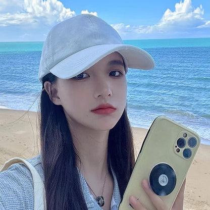 Baseballkappe mit Ponytail-Loch und Sonnenschutz - image 2