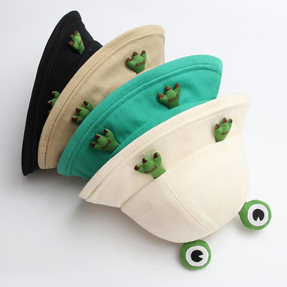 Niedlicher Fischerhut mit Frosch-Design - image 1