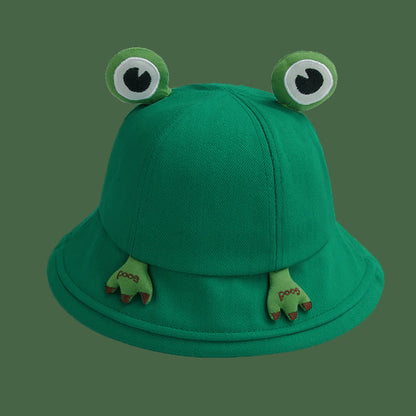 Niedlicher Fischerhut mit Frosch-Design - Grün - Einheitsgröße - image 8