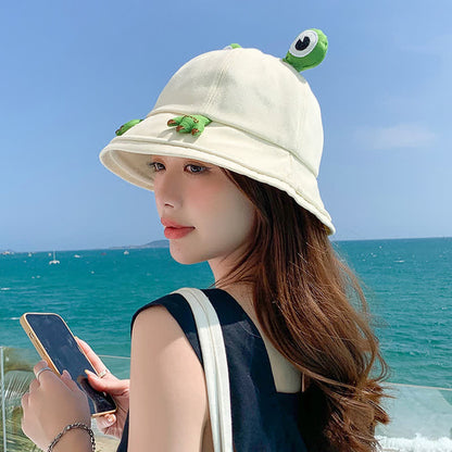 Niedlicher Fischerhut mit Frosch-Design - image 5