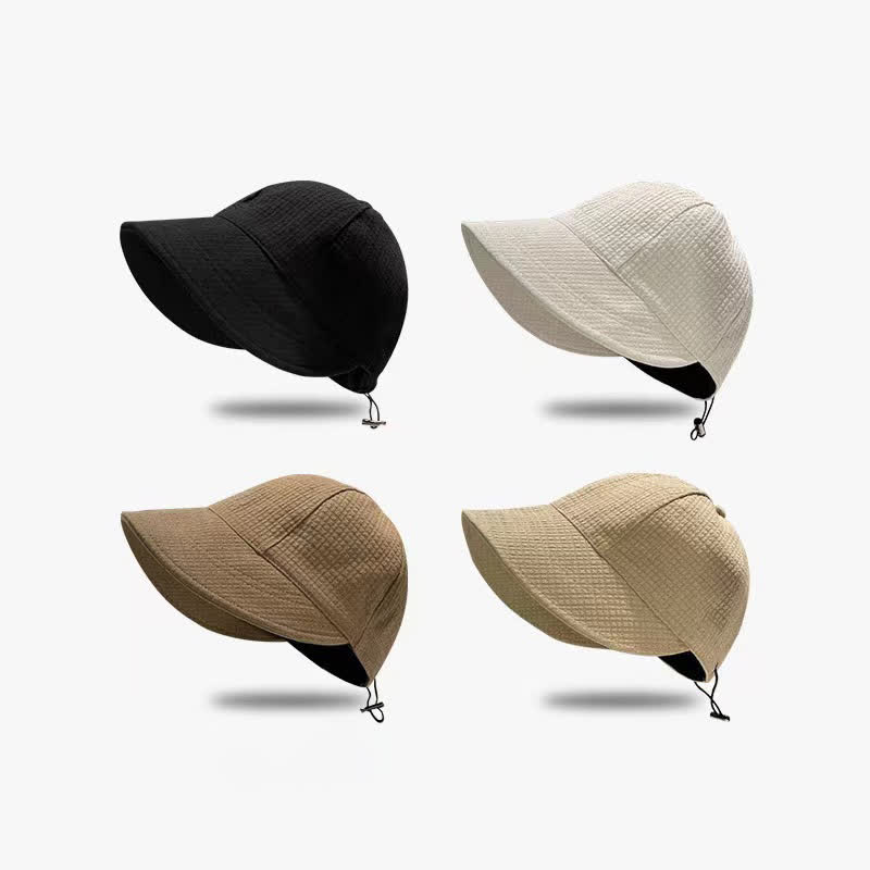 Bucket Hat mit Waffel-Schirm - image 1