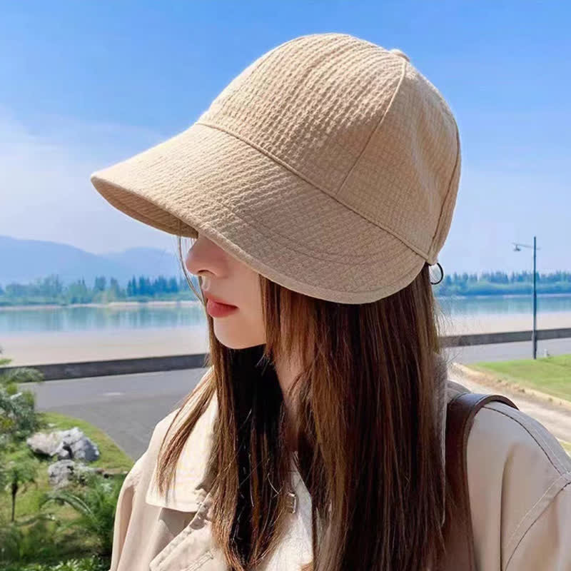 Bucket Hat mit Waffel-Schirm - image 8