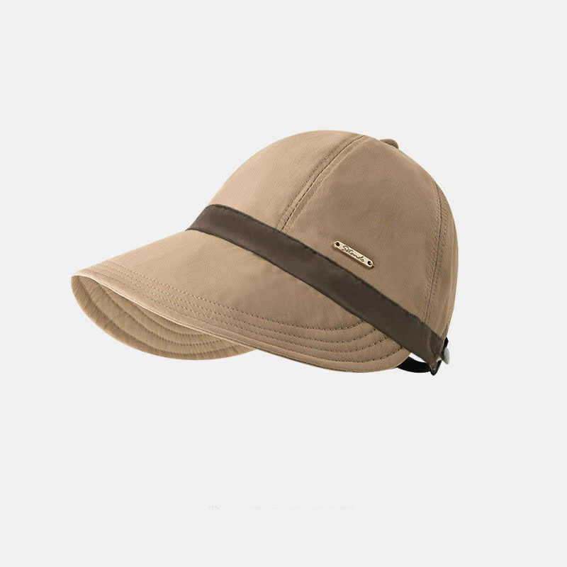 Sonnenblende-Hut mit Farbblock - Khaki - Einheitsgröße - image 3