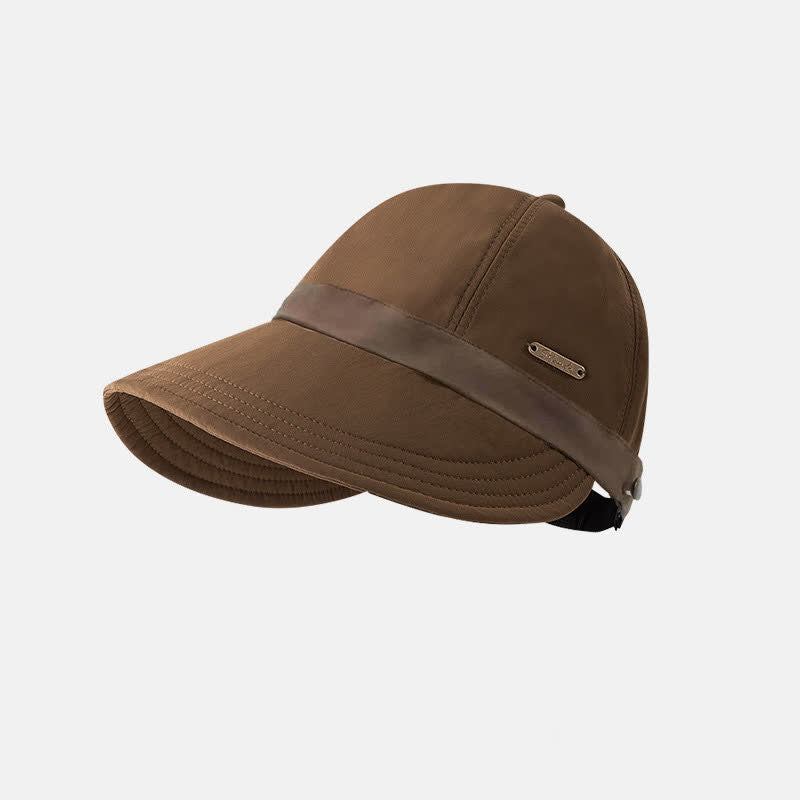 Sonnenblende-Hut mit Farbblock - Kaffee - Einheitsgröße - image 4