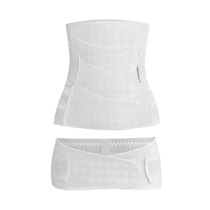 Einfarbiges, atmungsaktives Bauchgurt-Set