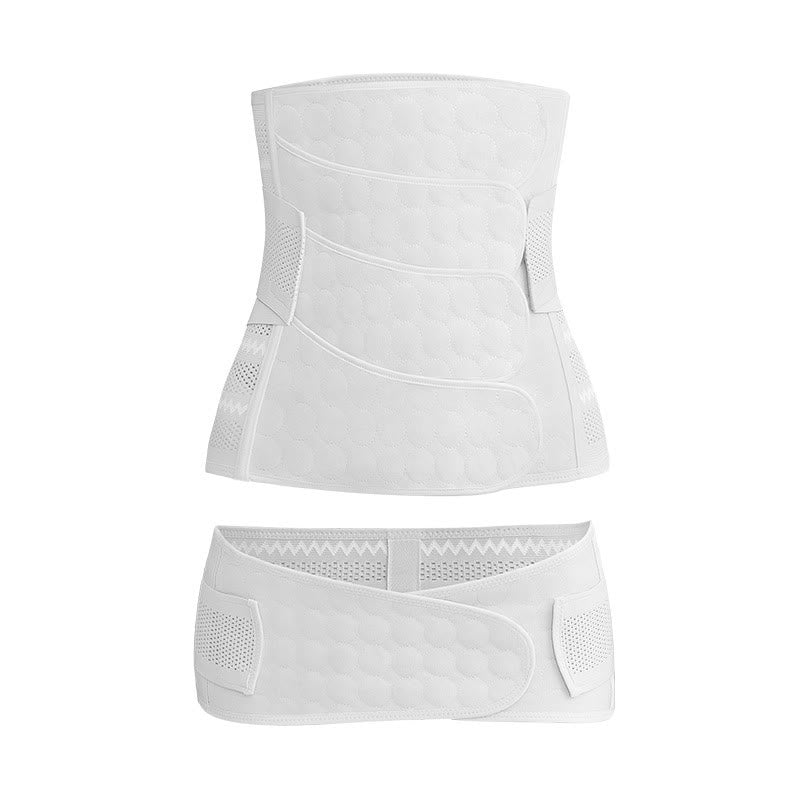 Einfarbiges, atmungsaktives Bauchgurt-Set - Weiß - XXL - image 15