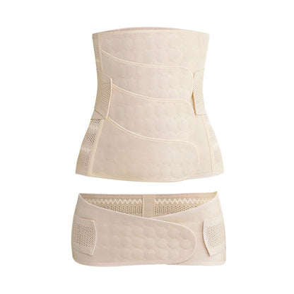 Einfarbiges, atmungsaktives Bauchgurt-Set - Nackt - XXL - image 7