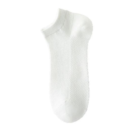 Dünne, atmungsaktive, schweißabsorbierende Söckchen aus Netz-Baumwolle (5 Paar) - image 6