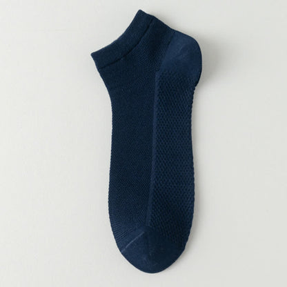 Atmungsaktive, dünne, einfarbige Söckchen aus Netzstoff (8 Paar) - Marineblau - EU39-44 (US6-10) - image 15