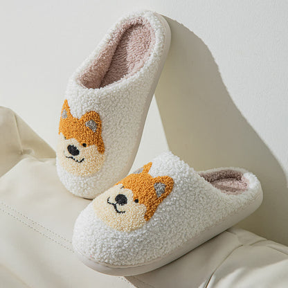 Flauschige Hausschuhe mit Cartoon-Hund - image 8