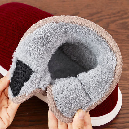 Warme, rutschfeste Hausschuhe mit dicker Sohle - image 8