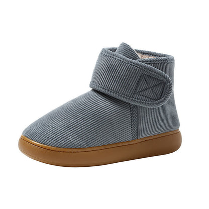 Hohe, warme Hausschuhe mit Klettverschluss - image 12