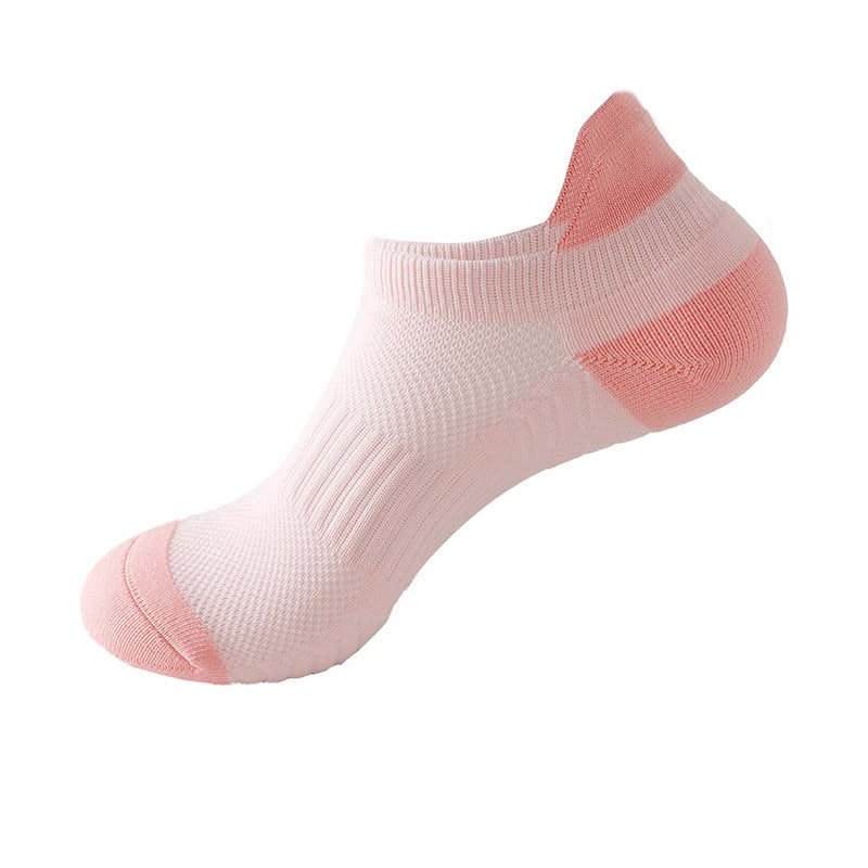 Atmungsaktive Knöchel-Kompressionssocken aus Mesh mit Farbblock (8 Paar) - Rosa - EU37-42 (US4-8,5) - image 12