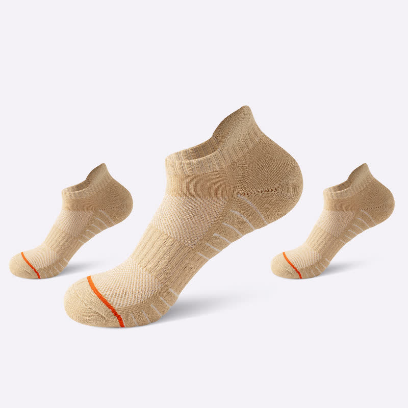 Atmungsaktive Sport-Kompressionssocken zum Laufen und Knöchel (5 Paar) - Khaki - EU36-41 (US3-7,5) - image 8
