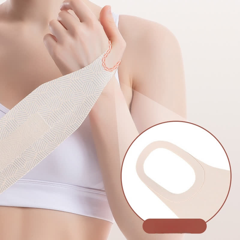 Ultradünne Handgelenksmanschetten mit Streifenmuster