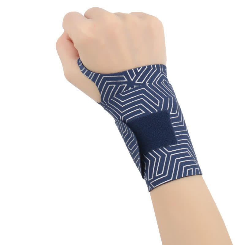 Ultradünne Handgelenksmanschetten mit Streifenmuster - Marineblau - B - Einheitsgröße - image 8