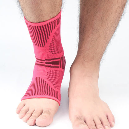 Atmungsaktive gestrickte Sport-Knöchelstützen - Rosa - XL - image 7
