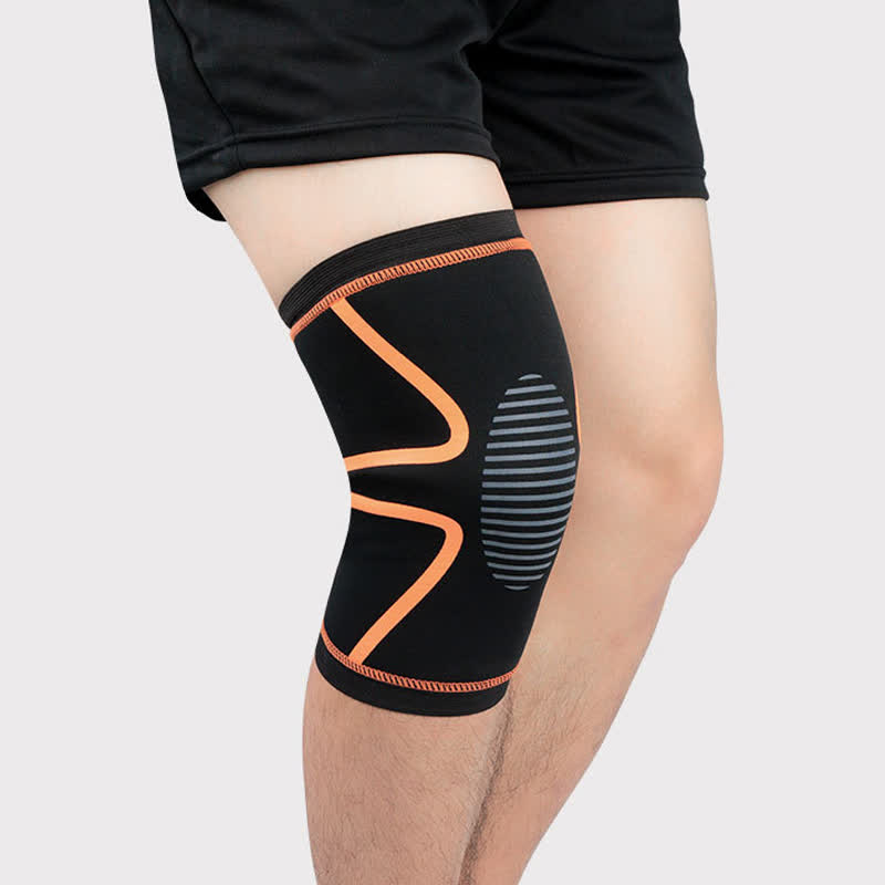 Kompressions-Antikollisions-Sport-Knieschützer - Orange - XL - image 4