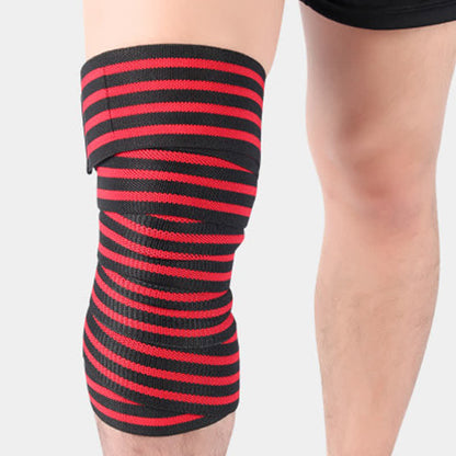 Elastische, verstellbare Sport-Knieschoner - Rot - Einheitsgröße - image 3