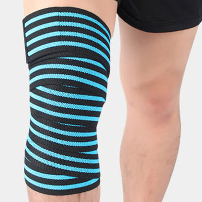 Elastische, verstellbare Sport-Knieschoner - Himmelblau - Einheitsgröße - image 12