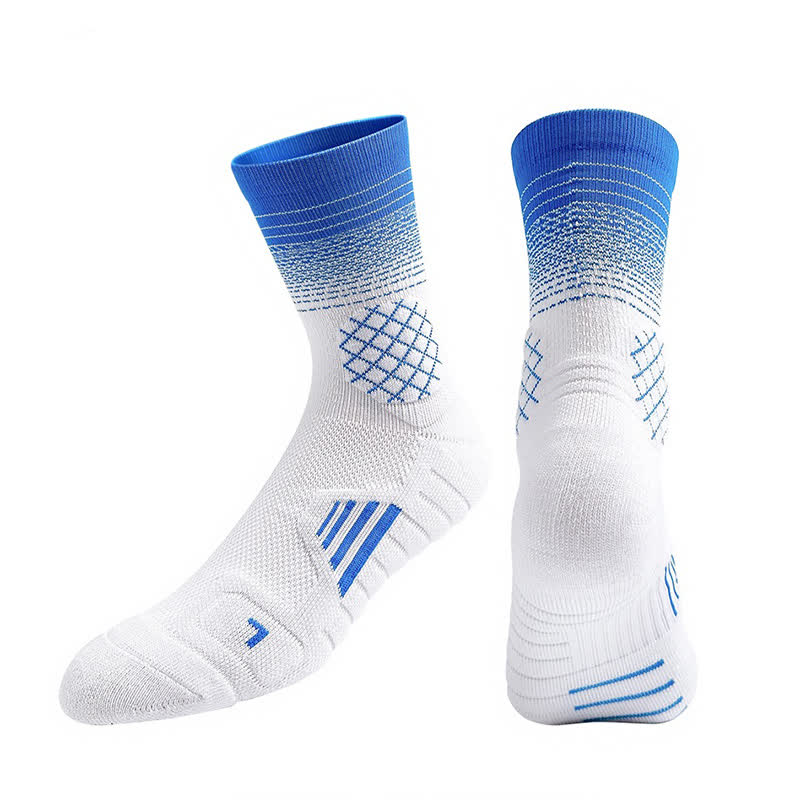 Gradient Sports Quarter Kompressionssocken (7 Paar) - Weiß&Hellblau - EU37-45 (US4-11) - image 5