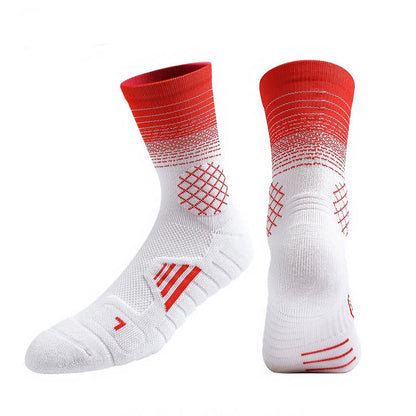 Gradient Sports Quarter Kompressionssocken (7 Paar) - Weiß&Rot - EU37-45 (US4-11) - image 9