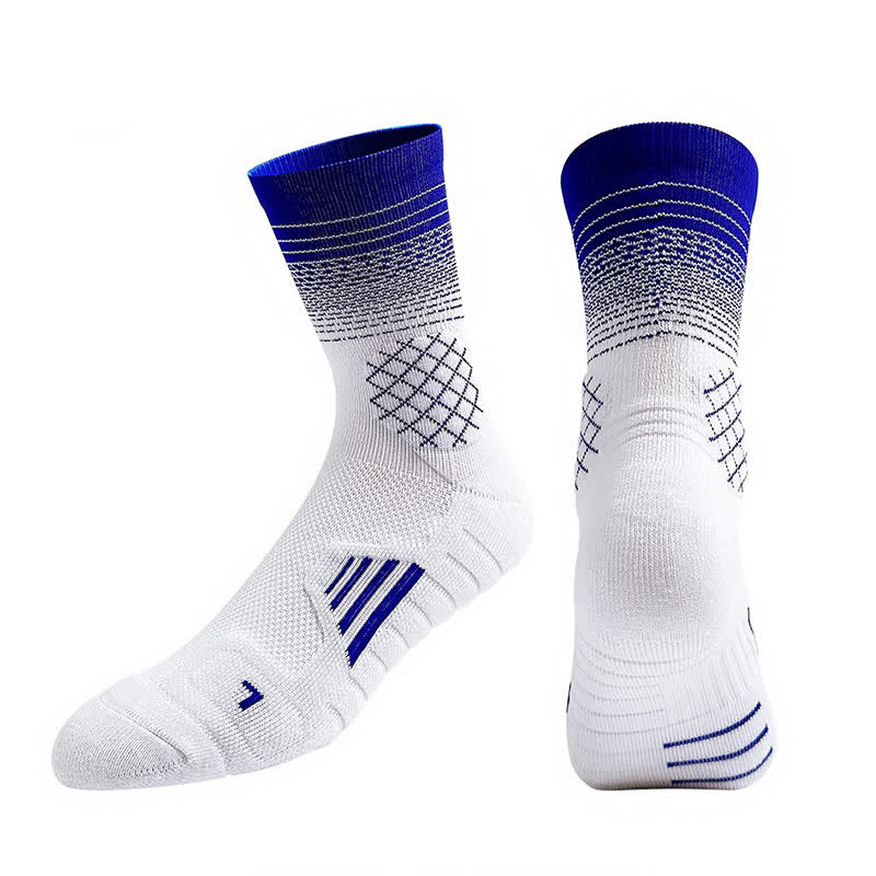 Gradient Sports Quarter Kompressionssocken (7 Paar) - Weiß & Dunkelblau - EU37-45 (US4-11) - image 7