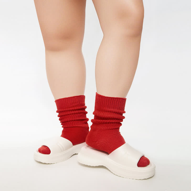 Atmungsaktive Mesh-Viertelsocken - Rot - EU39-449US6-10) - image 4