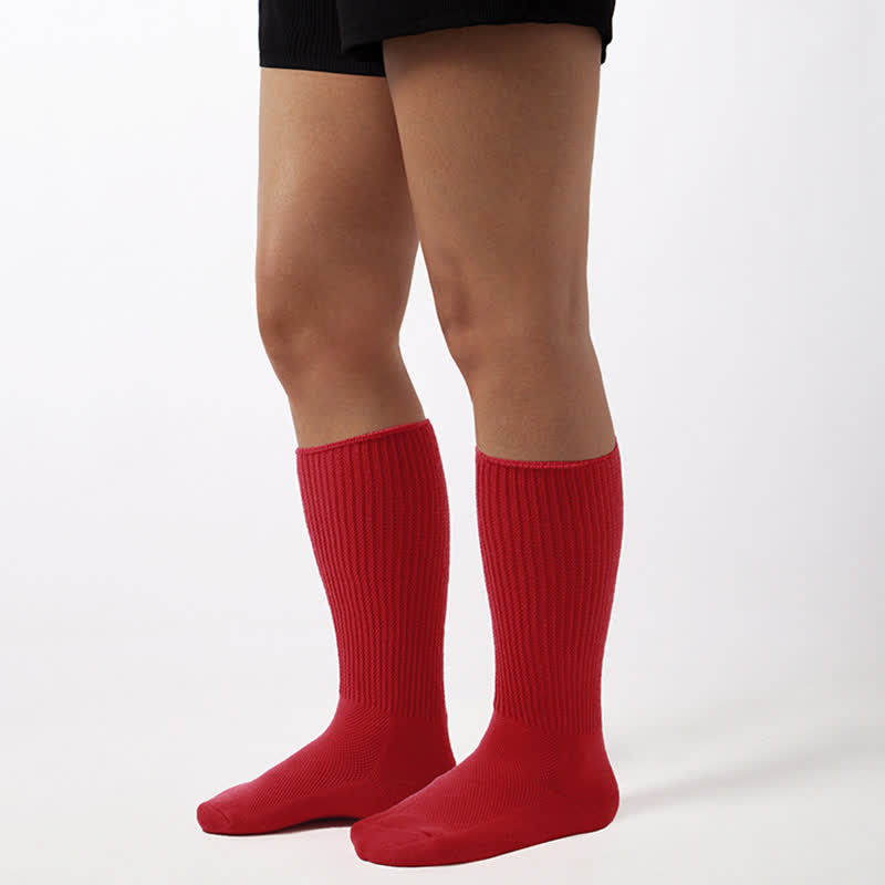 Atmungsaktive Kniestrümpfe aus Mesh - Rot - EU36-40 (US3-7) - image 9