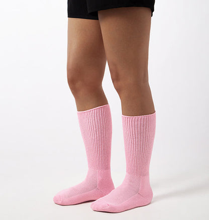Atmungsaktive Kniestrümpfe aus Mesh - Rosa - EU36-40 (US3-7) - image 1