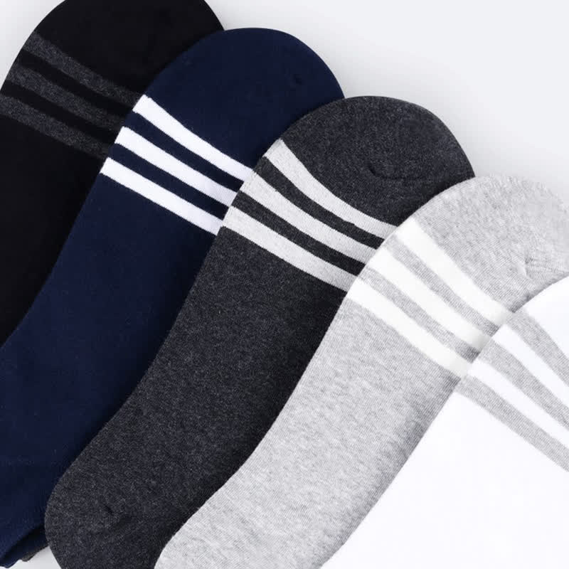 Bequeme, unsichtbare Socken aus Baumwolle (5 Paar) - image 1